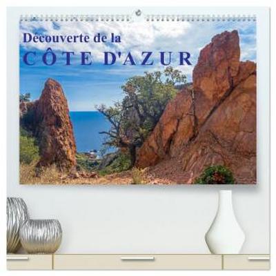 Découverte de la Côte d’Azur  (Calendrier mural 2026 DIN A2 vertical) calendrier de bureau