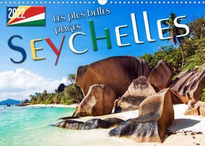 Seychelles - Les plus belles plages, Soleil, mer et sable. (Calendrier mural 2022 DIN A3 horizontal) - Max Steinwald