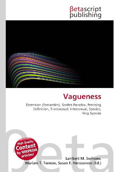 Vagueness