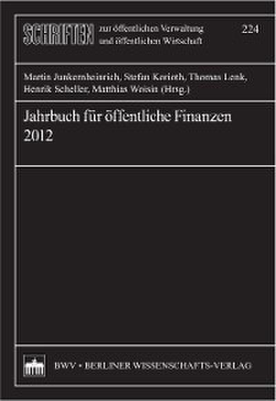 Jahrbuch für öffentliche Finanzen 2012