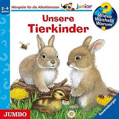 Wieso? Weshalb? Warum? junior. Unsere Tierkinder, Audio-CD