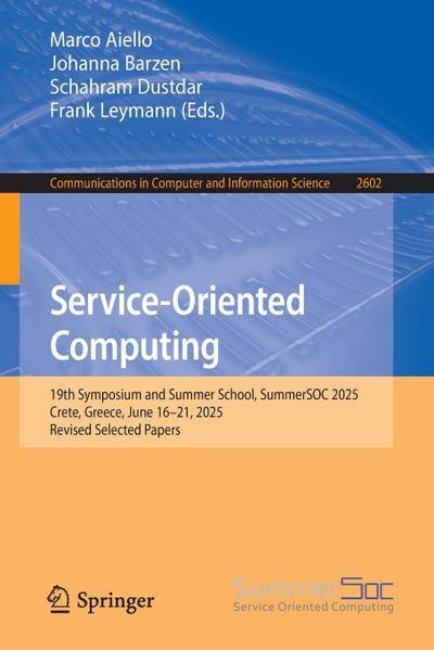 Service-Oriented Computing