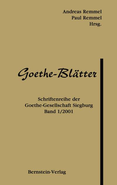 Goethe-Blätter