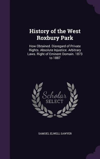 History of the West Roxbury Park