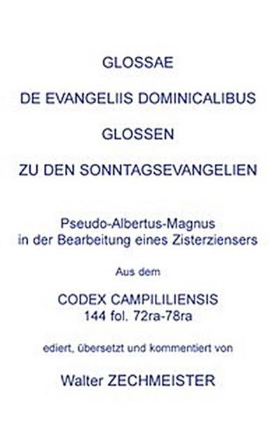 Glossae de Evangeliis Dominicalibus