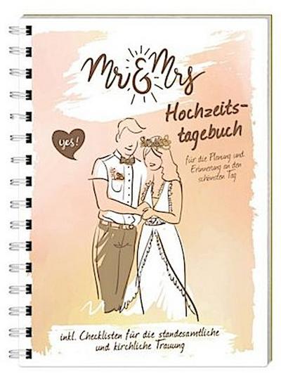 Hochzeitstagebuch "Mr und Mrs"