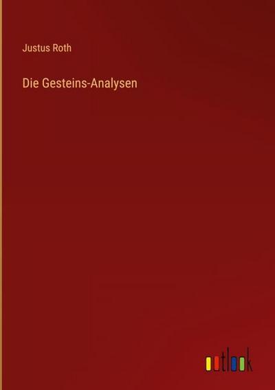 Die Gesteins-Analysen