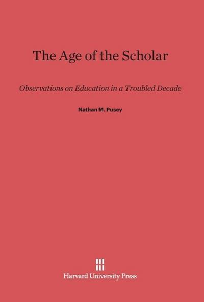 The Age of the Scholar