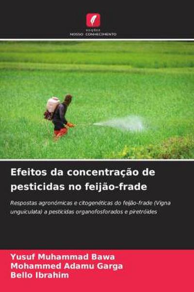 Efeitos da concentração de pesticidas no feijão-frade