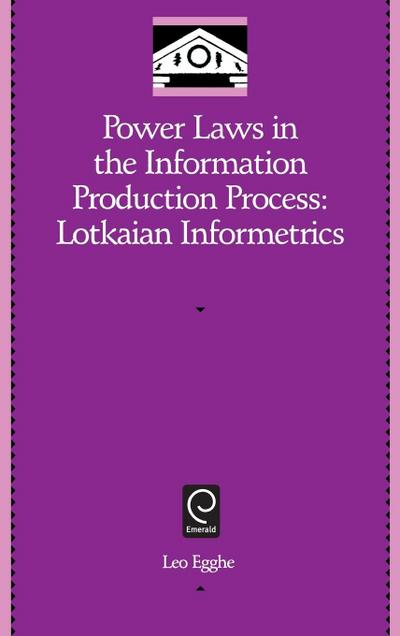 Power Laws in the Information Production Process