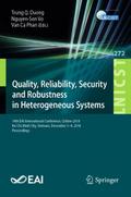 Quality, Reliability, Security and Robustness in H