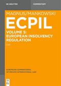 ECPIL: European Insolvency Regulation 2025