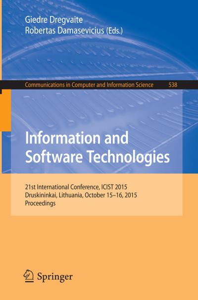 Information and Software Technologies