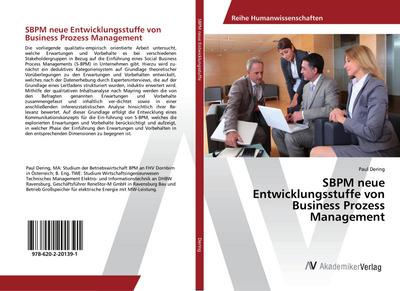 SBPM neue Entwicklungsstuffe von Business Prozess Management