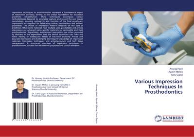 Various Impression Techniques In Prosthodontics