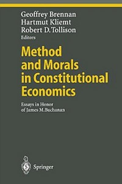 Method and Morals in Constitutional Economics