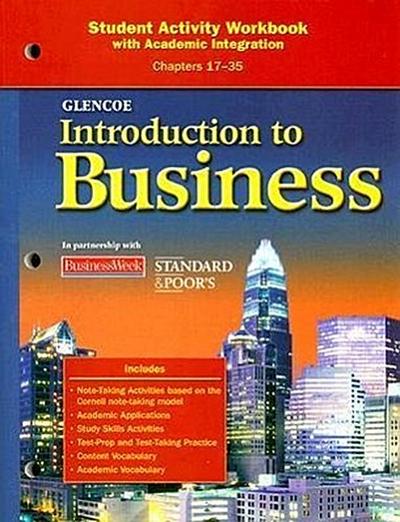 Introduction to Business, Chapters 17-35, Student Activity Workbook