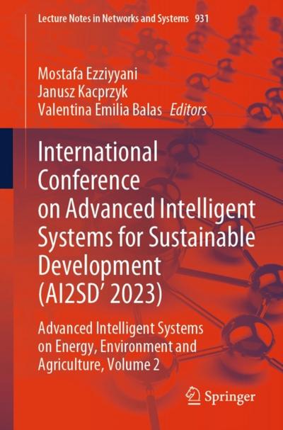 International Conference on Advanced Intelligent Systems for Sustainable Development (AI2SD’2023)