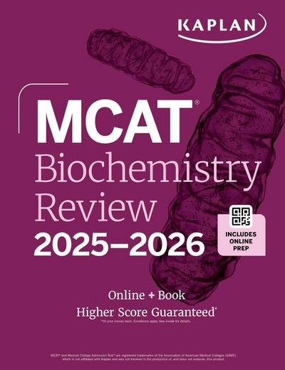 Kaplan Test Prep: MCAT Biochemistry Review 2025-2026