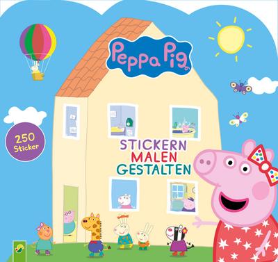 Peppa Pig Stickern Malen Gestalten