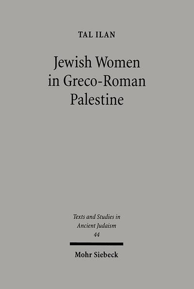 Jewish Women in Greco-Roman Palestine