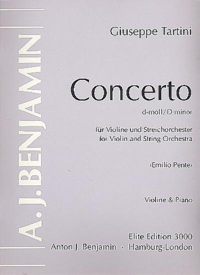 Konzert d-Mollfür Violine und Streichorchester