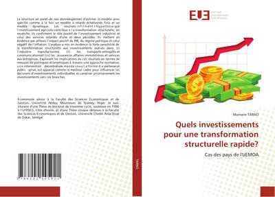 Quels investissements pour une transformation structurelle rapide?
