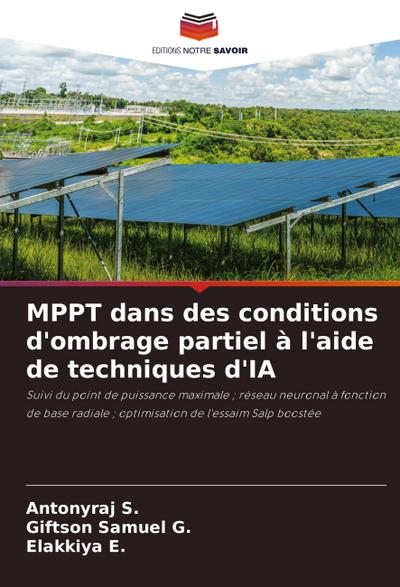 MPPT dans des conditions d’ombrage partiel à l’aide de techniques d’IA