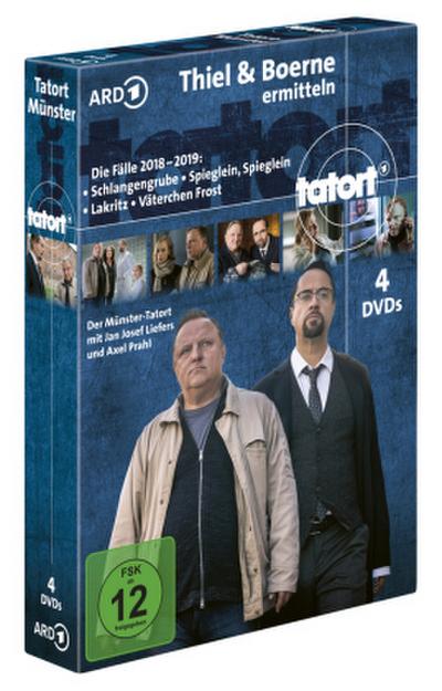 Tatort Münster - Thiel & Boerne ermitteln - Die Fälle von 2018 und 2019, 4 DVD (Limited Edition)