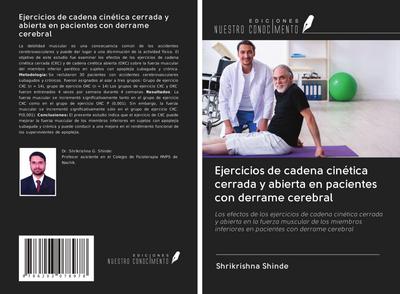 Ejercicios de cadena cinética cerrada y abierta en pacientes con derrame cerebral