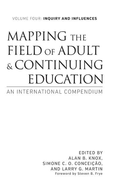 Mapping the Field of Adult and Continuing Education