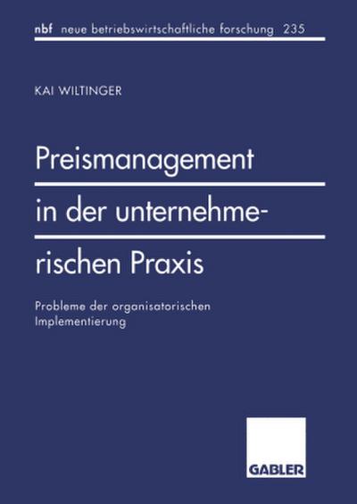 Preismanagement in der unternehmerischen Praxis