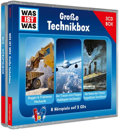 WAS IST WAS 3-CD Hörspielbox. Große Technikbox