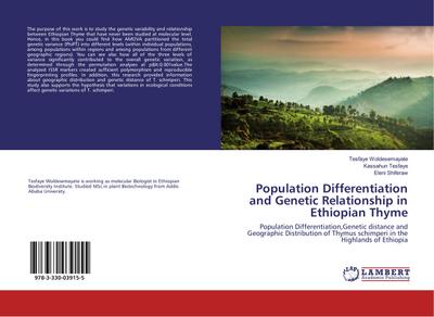 Population Differentiation and Genetic Relationship in Ethiopian Thyme