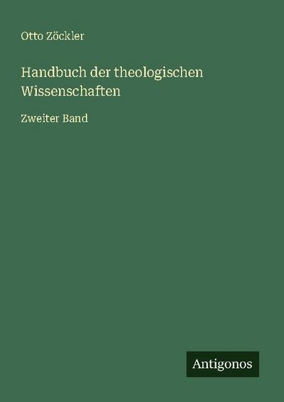 Handbuch der theologischen Wissenschaften