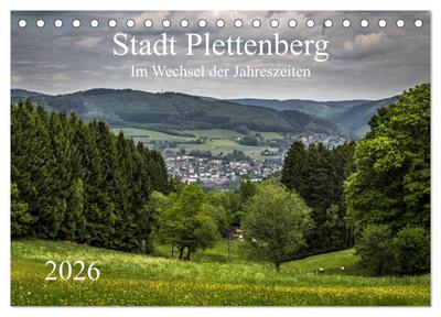 Stadt Plettenberg (Tischkalender 2026 DIN A5 quer), CALVENDO Monatskalender
