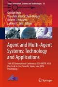 Agent and Multi-Agent Systems: Technology and Appl