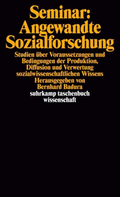 Seminar ’Angewandte Sozialforschung’