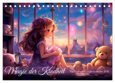 Magie der Kindheit (Tischkalender 2026 DIN A5 quer), CALVENDO Monatskalender