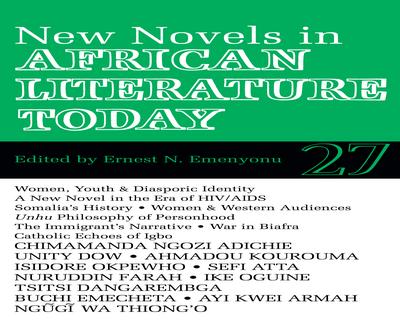 ALT 27 New Novels in African Literature Today