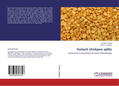Instant chickpea splits