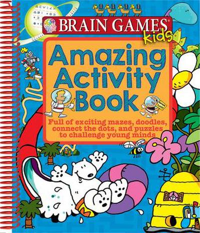 Brain Games Kids - Amazing Activity Book - Pi Kids