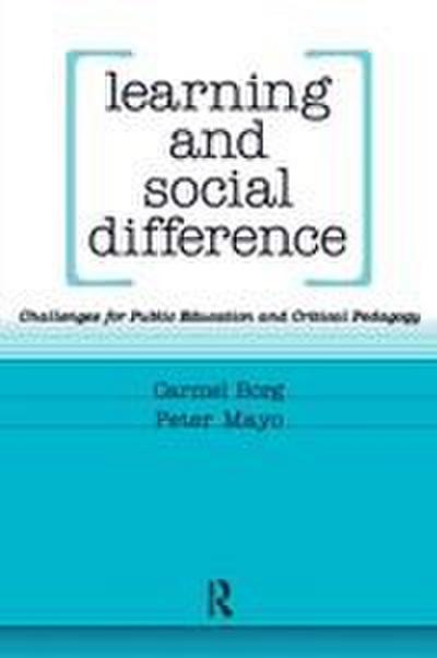 Learning and Social Difference