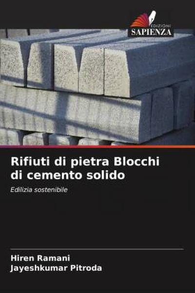 Rifiuti di pietra Blocchi di cemento solido