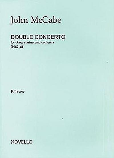 John McCabe: Double Concerto for Oboe, Clarinet and Orchestra (Study Score)