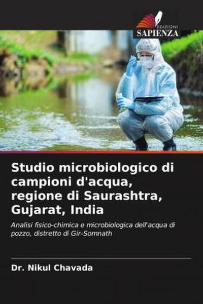 Studio microbiologico di campioni d’acqua, regione di Saurashtra, Gujarat, India