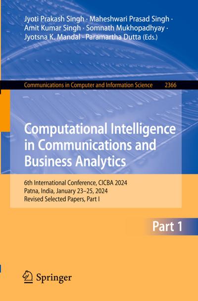 Computational Intelligence in Communications and Business Analytics