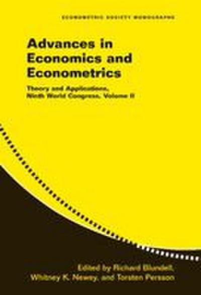 Advances in Economics and Econometrics