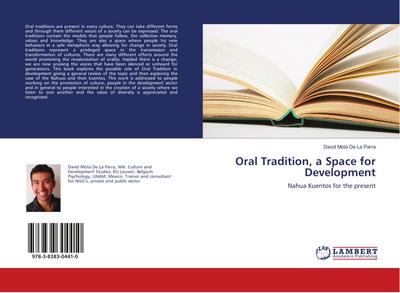 Oral Tradition, a Space for Development