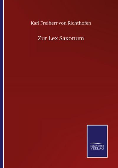 Zur Lex Saxonum